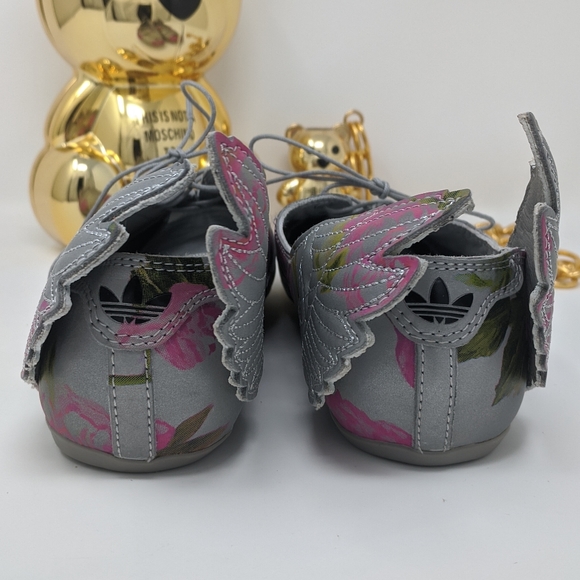 [Jeremy Scott Adidas] Rare Reflective Floral Wing - Picture 4 of 5